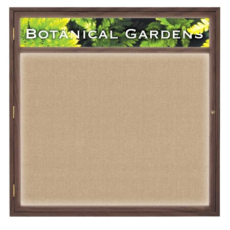 United Visual Products Open Faced Traditional Corkboard, 36x24" UV641A-GOLD-AMETHY